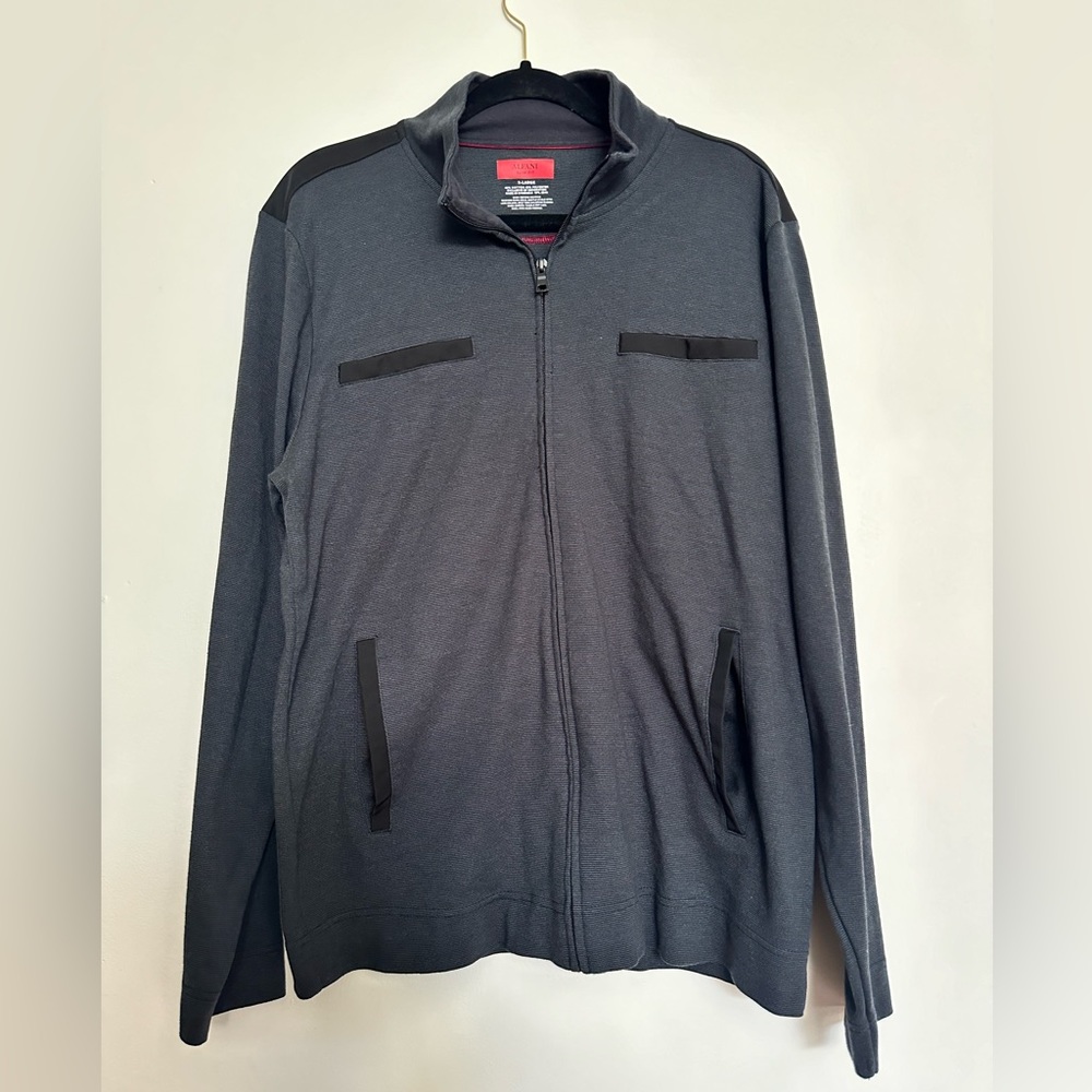 ALFANI Men’s Long Sleeve, Zip Up Slim Fit Outerwear.